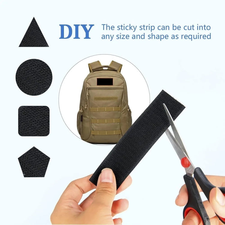 2.5cm Nylon Garment Textile Accessories With Double Sided Adhesive Hook and Loop Fastener, Length: 5m, 2.5cm Wide