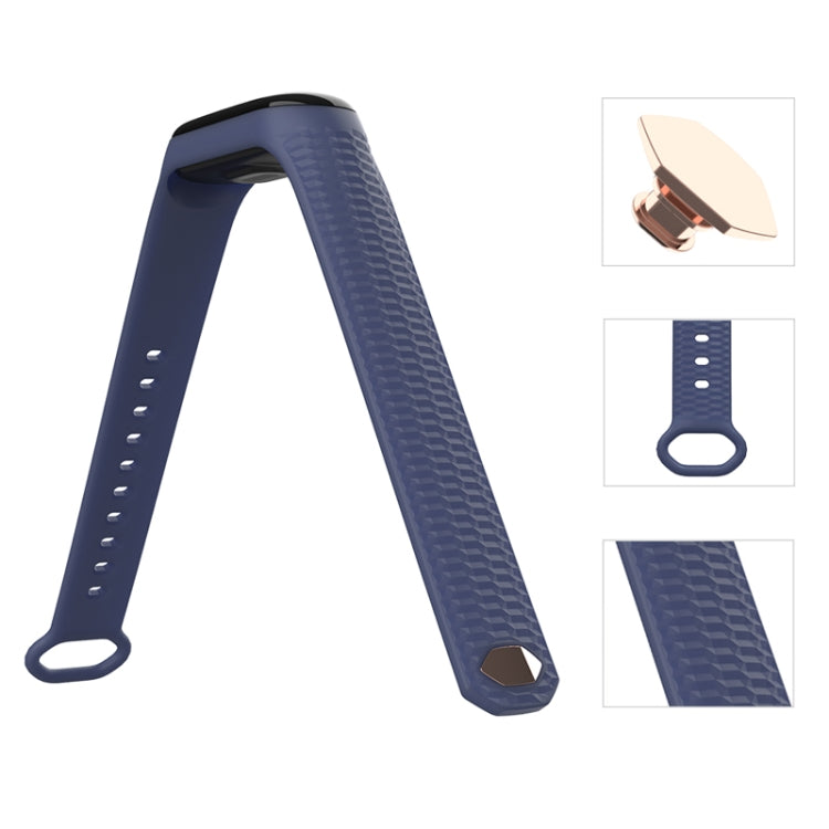 Mijobs Honeycomb Textured Silicone Strap Aurora Positive Buckle, For Xiaomi Mi Band 3 / 4
