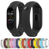 Mijobs Honeycomb Textured Silicone Strap Aurora Positive Buckle, For Xiaomi Mi Band 3 / 4