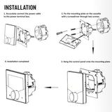 Smart Home LED Thermostat, BHT-009GALW Water Heating WiFi, BHT-009GBLW Electric Heating WiFi, BHT-009GCLW Boiler Heating WiFi