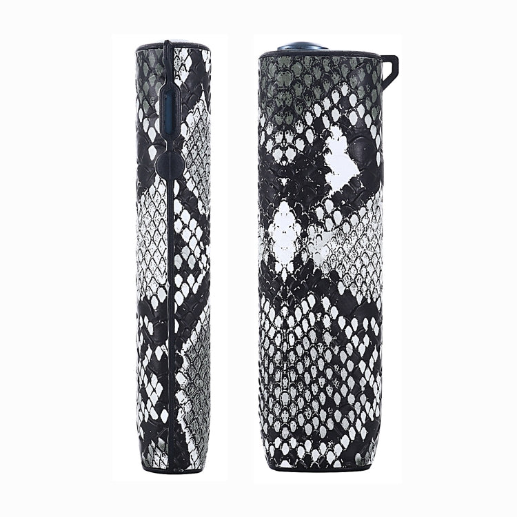 Snake Pattern TPU+PU Electronic Cigarette Protective Case with Lanyard, For IQOS ILUMA ONE