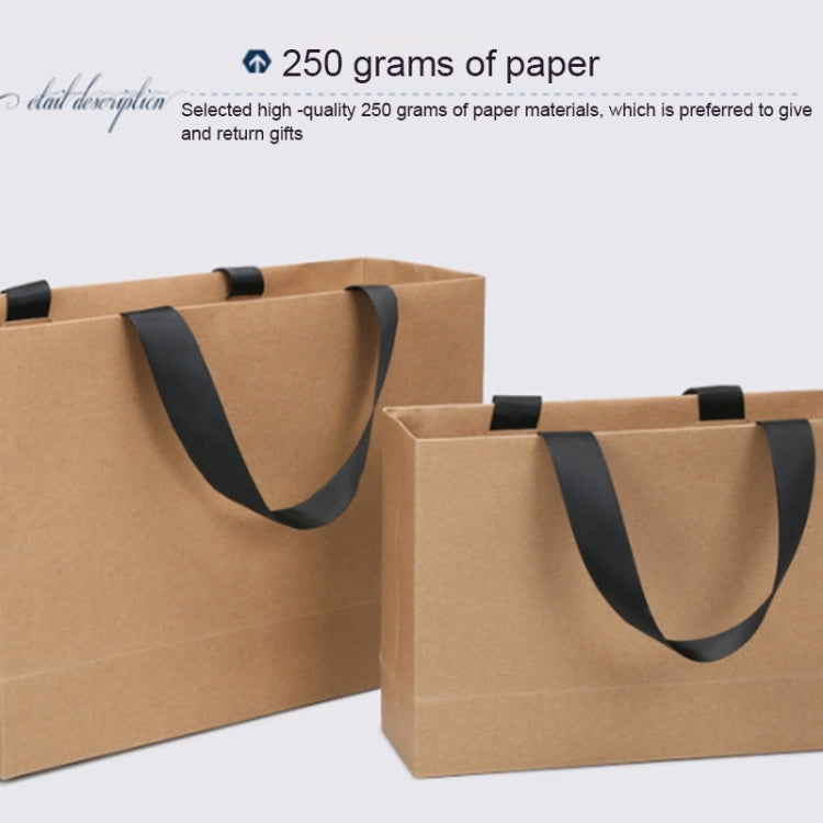 Buff Shopping Kraft Paper Bag Handbag, S, M, L, XL