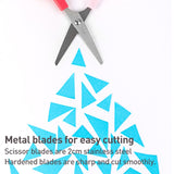 Deli 6021A Student Scissors Mini Portable Children Handmade Paper-cut Scissors