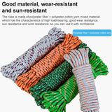 10m Outdoor Thick Nylon Rope for Hanging Clothes, 10m