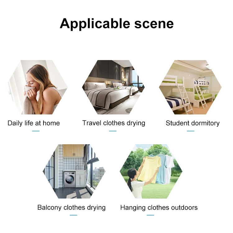 10m Outdoor Thick Nylon Rope for Hanging Clothes, 10m