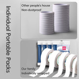 2 Volumes Deli High Adhesive Double Faced Adhesive Strong Dual Sided Tape, 9mm, 12mm, 18mm, 24mm