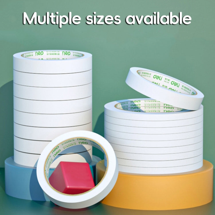 2 Volumes Deli High Adhesive Double Faced Adhesive Strong Dual Sided Tape, 9mm, 12mm, 18mm, 24mm