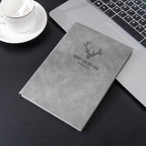 A5 Business Leather Notebook Conference Office Notepad Student Notebook, 200 Pages x 1