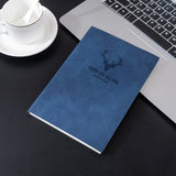 A5 Business Leather Notebook Conference Office Notepad Student Notebook, 200 Pages x 1