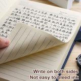 A5 Business Leather Notebook Conference Office Notepad Student Notebook, 200 Pages x 1