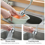 Kitchen Faucet Anti-splash Head Pressurized Shower Head Universal Rotating Aerator Long Style