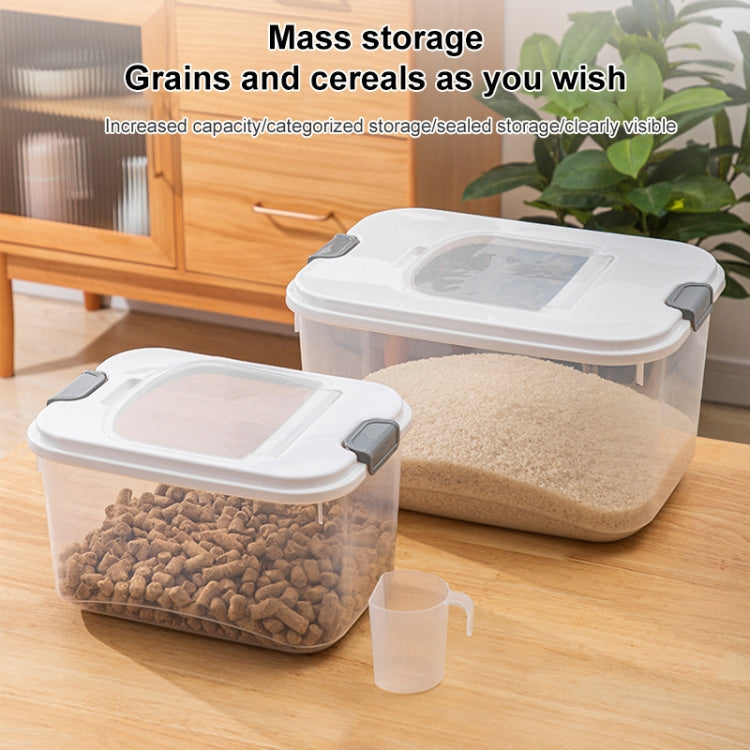 Pull-top Rice Bucket Sealed Insect-proof and Moisture-proof Food Storage Box, Random Color Delivery, Small 7.5kg Capacity, Large 10kg Capacity
