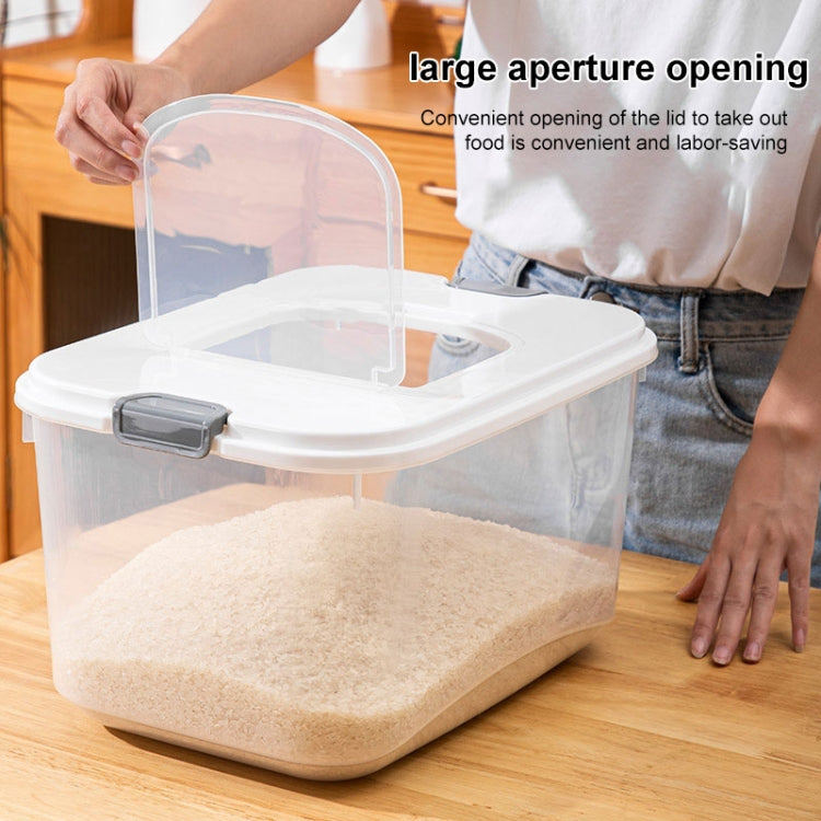 Pull-top Rice Bucket Sealed Insect-proof and Moisture-proof Food Storage Box, Random Color Delivery, Small 7.5kg Capacity, Large 10kg Capacity
