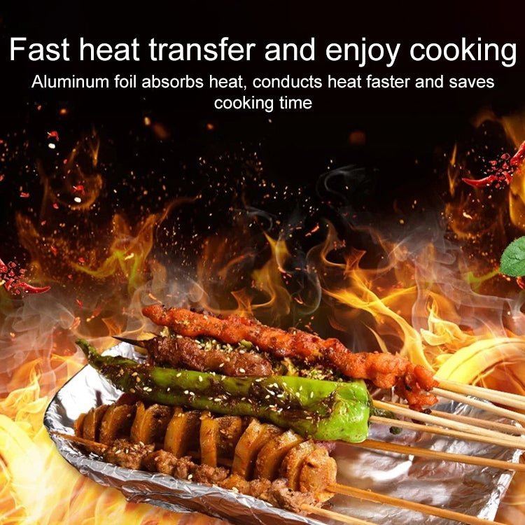 Thickened BBQ Tin Foil Baking Aluminum Foil, 30cmx5m, 30cmx10m, 30cmx20m