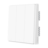 Original Xiaomi Aqara Smart Wall Switch D1,, Zero FireWire Three Button Version
