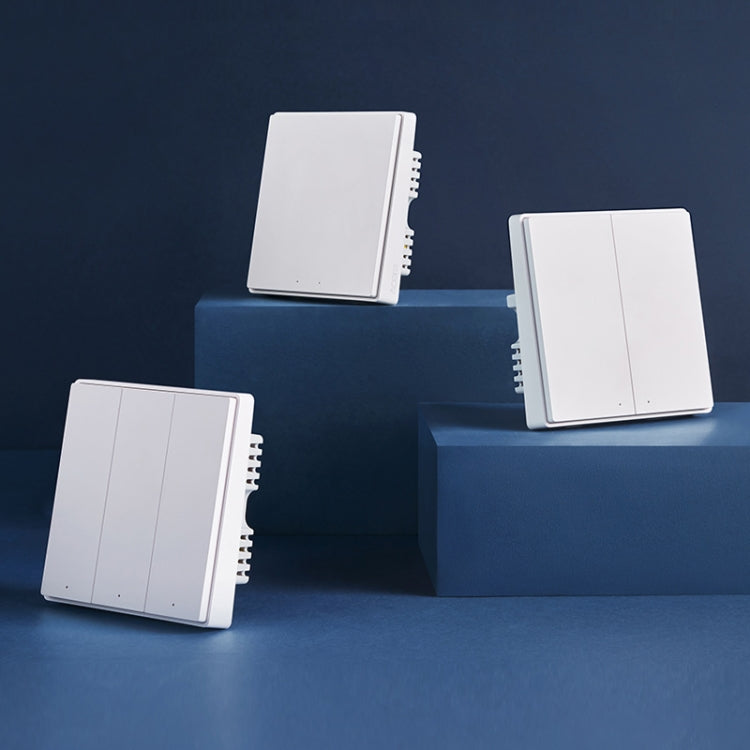 Original Xiaomi Aqara Smart Wall Switch D1,, Zero FireWire Three Button Version