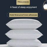 Waterproof and Stain-proof Knitted Fabric Pillowcase Zipper Version, 43x73cm