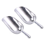 2 PCS Stainless Steel Multifunctional Shovel Aluminum Alloy Ice Shovel Food Tea Shovel Tea Spoon, S, M, L, XL