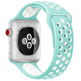 Sport Silicone Watchband Standard Edition, For Apple Watch Series 7 41mm / 6 & SE & 5 & 4 40mm / 3 & 2 & 1 38mm, For Apple Watch Ultra 49mm / Series 8&7 45mm / SE 2&6&SE&5&4 44mm / 3&2&1 42mm
