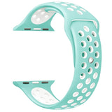 Sport Silicone Watchband Standard Edition, For Apple Watch Series 7 41mm / 6 & SE & 5 & 4 40mm / 3 & 2 & 1 38mm, For Apple Watch Ultra 49mm / Series 8&7 45mm / SE 2&6&SE&5&4 44mm / 3&2&1 42mm