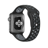 Sport Silicone Watchband Standard Edition, For Apple Watch Series 7 41mm / 6 & SE & 5 & 4 40mm / 3 & 2 & 1 38mm, For Apple Watch Ultra 49mm / Series 8&7 45mm / SE 2&6&SE&5&4 44mm / 3&2&1 42mm
