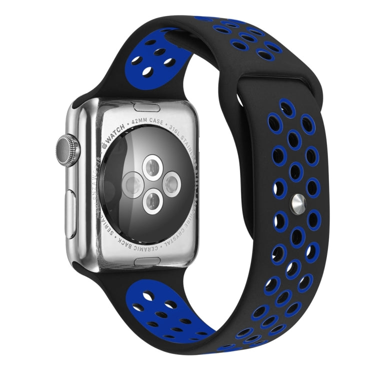 Sport Silicone Watchband Standard Edition, For Apple Watch Series 7 41mm / 6 & SE & 5 & 4 40mm / 3 & 2 & 1 38mm, For Apple Watch Ultra 49mm / Series 8&7 45mm / SE 2&6&SE&5&4 44mm / 3&2&1 42mm