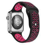 Sport Silicone Watchband Standard Edition, For Apple Watch Series 7 41mm / 6 & SE & 5 & 4 40mm / 3 & 2 & 1 38mm, For Apple Watch Ultra 49mm / Series 8&7 45mm / SE 2&6&SE&5&4 44mm / 3&2&1 42mm