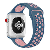 Sport Silicone Watchband Standard Edition, For Apple Watch Series 7 41mm / 6 & SE & 5 & 4 40mm / 3 & 2 & 1 38mm, For Apple Watch Ultra 49mm / Series 8&7 45mm / SE 2&6&SE&5&4 44mm / 3&2&1 42mm