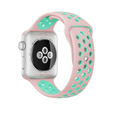 Sport Silicone Watchband Standard Edition, For Apple Watch Series 7 41mm / 6 & SE & 5 & 4 40mm / 3 & 2 & 1 38mm, For Apple Watch Ultra 49mm / Series 8&7 45mm / SE 2&6&SE&5&4 44mm / 3&2&1 42mm