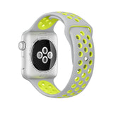 Sport Silicone Watchband Standard Edition, For Apple Watch Series 7 41mm / 6 & SE & 5 & 4 40mm / 3 & 2 & 1 38mm, For Apple Watch Ultra 49mm / Series 8&7 45mm / SE 2&6&SE&5&4 44mm / 3&2&1 42mm