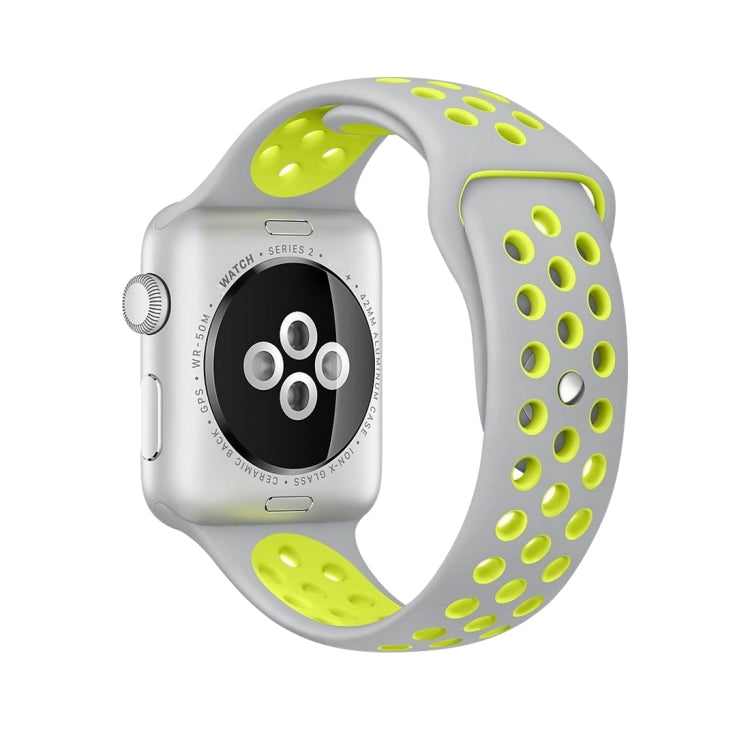 Sport Silicone Watchband Standard Edition, For Apple Watch Series 7 41mm / 6 & SE & 5 & 4 40mm / 3 & 2 & 1 38mm, For Apple Watch Ultra 49mm / Series 8&7 45mm / SE 2&6&SE&5&4 44mm / 3&2&1 42mm