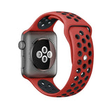 Sport Silicone Watchband Standard Edition, For Apple Watch Series 7 41mm / 6 & SE & 5 & 4 40mm / 3 & 2 & 1 38mm, For Apple Watch Ultra 49mm / Series 8&7 45mm / SE 2&6&SE&5&4 44mm / 3&2&1 42mm