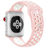 Sport Silicone Watchband Standard Edition, For Apple Watch Series 7 41mm / 6 & SE & 5 & 4 40mm / 3 & 2 & 1 38mm, For Apple Watch Ultra 49mm / Series 8&7 45mm / SE 2&6&SE&5&4 44mm / 3&2&1 42mm