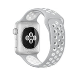 Sport Silicone Watchband Standard Edition, For Apple Watch Series 7 41mm / 6 & SE & 5 & 4 40mm / 3 & 2 & 1 38mm, For Apple Watch Ultra 49mm / Series 8&7 45mm / SE 2&6&SE&5&4 44mm / 3&2&1 42mm
