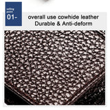 KB156 Antimagnetic RFID Men Leather Card Bag Card Holder