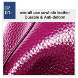 2027 Lady Leather Zipper Wallet Purse Double-pocket Little Shell Bag