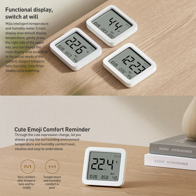 Original Xiaomi Mijia Smart Bluetooth Digital Thermometer Hygrometer 3, Thermometer Hygrometer 3