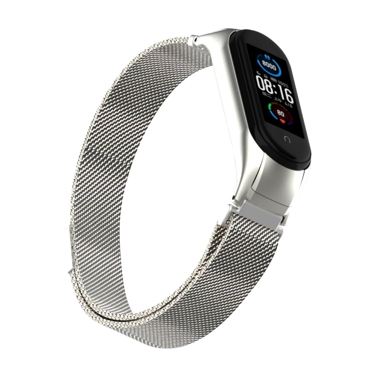 Milano Solid Color Magnetic Stainless Steel Strap, For Xiaomi Mi Band 5