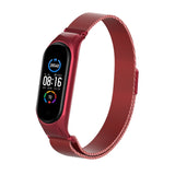 Milano Solid Color Magnetic Stainless Steel Strap, For Xiaomi Mi Band 5