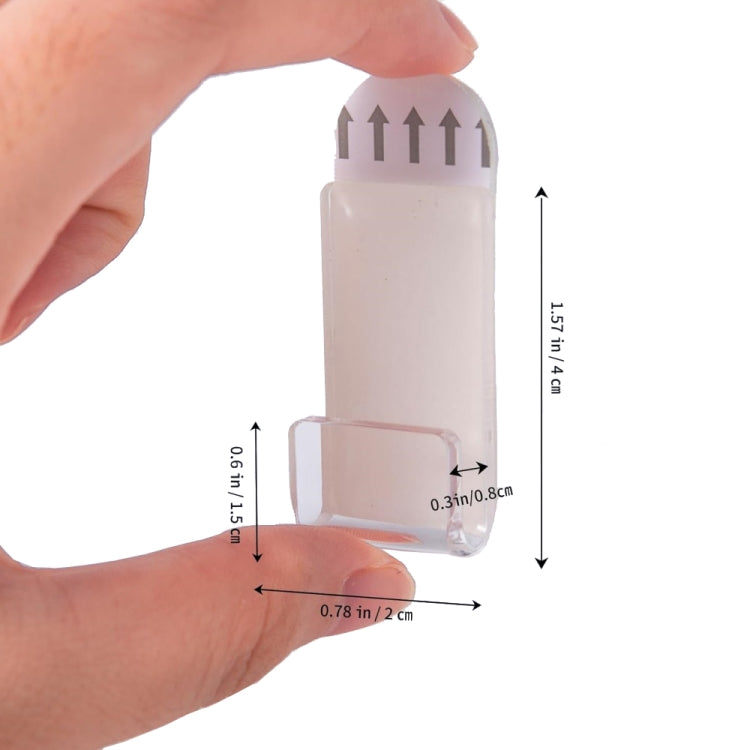 Wall Mounted Acrylic No-Punch Record Display Stand, 6pcs, 18pcs, 30pcs