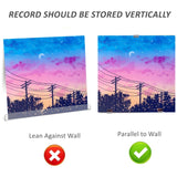 Wall Mounted Acrylic No-Punch Record Display Stand, 6pcs, 18pcs, 30pcs