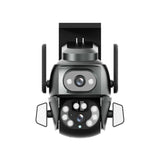 Q821 4MP Binocular Zoom Dual Light Source Outdoor IP67 Waterproof WiFi Camera, Q821 Q821 US Plug