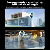 Q821 4MP Binocular Zoom Dual Light Source Outdoor IP67 Waterproof WiFi Camera, Q821