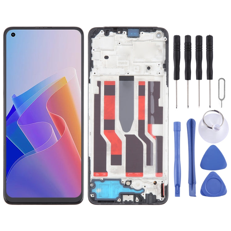 Original AMOLED LCD Screen Digitizer Full Assembly with Frame, For OPPO A78 4G CPH2565, For OPPO Reno8 Z 5G, For OPPO Reno8 4G, For OPPO Reno8 Lite 5G, For OPPO Reno8 5G, For OPPO F21 Pro 5G, For OPPO F21 Pro, For OPPO Reno7 Lite, For OPPO Reno7 4G    ...