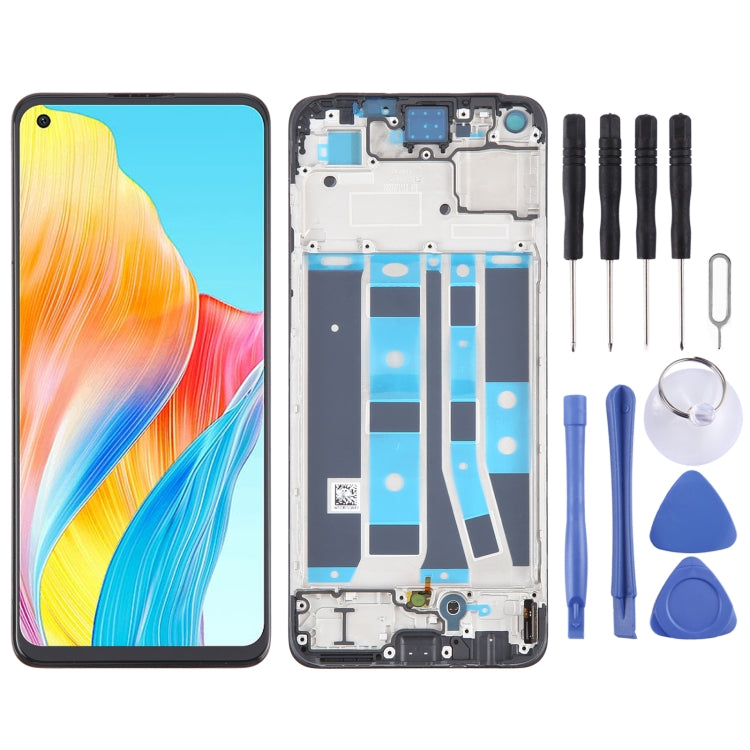 Original AMOLED LCD Screen Digitizer Full Assembly with Frame, For OPPO A78 4G CPH2565, For OPPO Reno8 Z 5G, For OPPO Reno8 4G, For OPPO Reno8 Lite 5G, For OPPO Reno8 5G, For OPPO F21 Pro 5G, For OPPO F21 Pro, For OPPO Reno7 Lite, For OPPO Reno7 4G    ...
