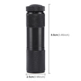 Mini 9 LEDs 395nm Ultraviolet Ray Detection Flashlight, 9 LEDs UV-ray