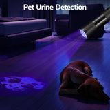 Mini 9 LEDs 395nm Ultraviolet Ray Detection Flashlight, 9 LEDs UV-ray