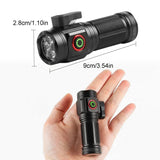 W5183 4 LEDs Highlight Mini Rechargeable Flashlight, W5183