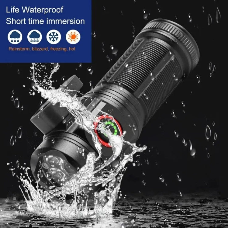 W5183 4 LEDs Highlight Mini Rechargeable Flashlight, W5183