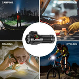 W5183 4 LEDs Highlight Mini Rechargeable Flashlight, W5183